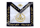 Finest Quality Masonic Regalia Hands Embroidery Bullion Wire Aprons